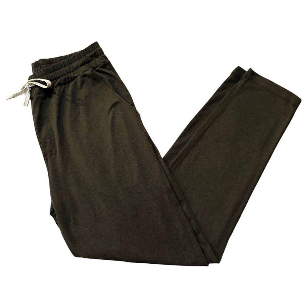 Vuori Ponto Performance Pants Mens Large L Heather Green DreamKnit Lounge V418